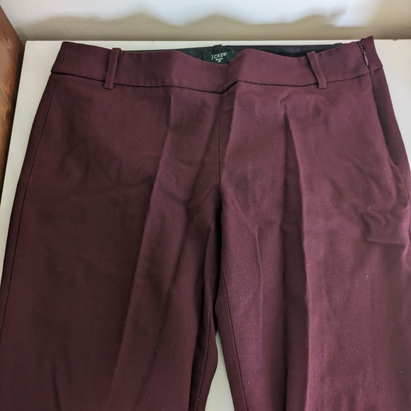 Maroon J Crew work pants - Picture 3 of 4